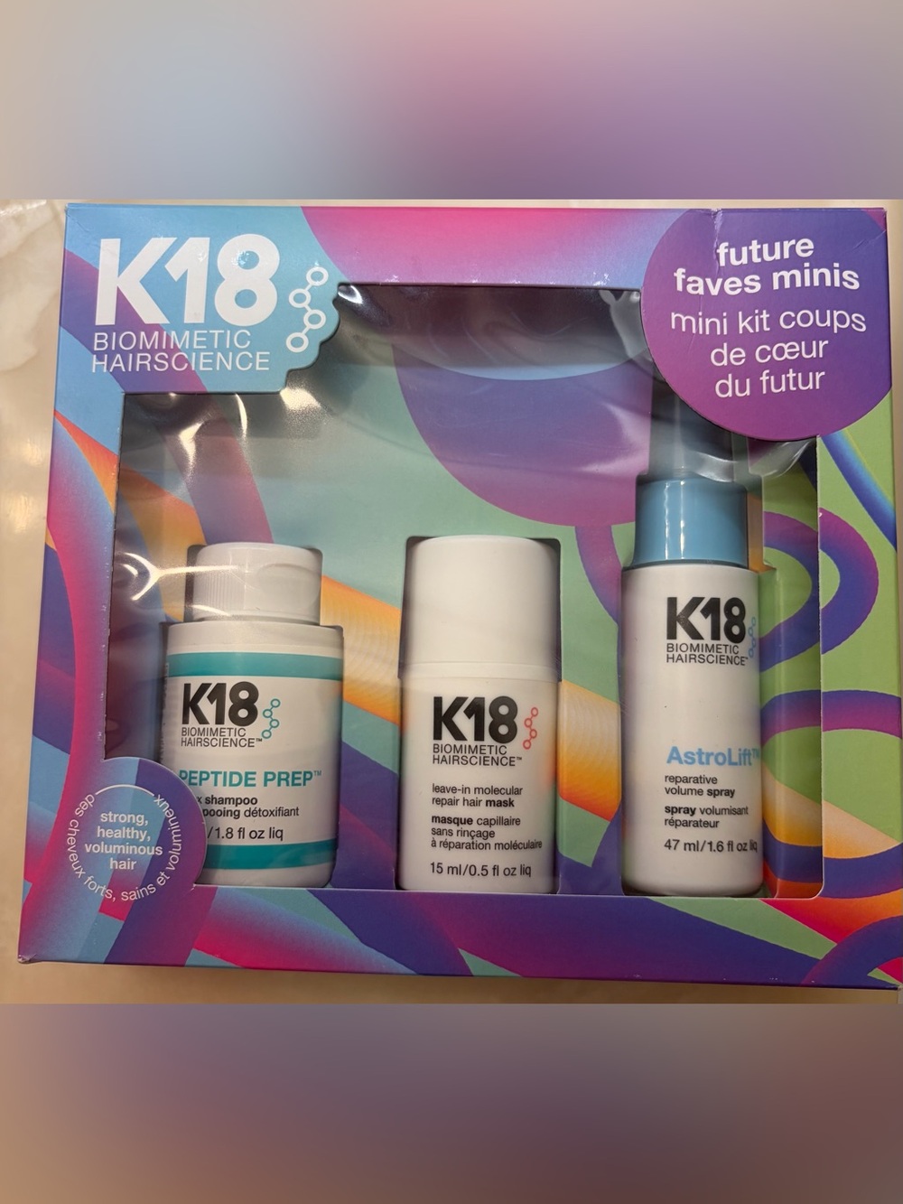 K18 Future Faves Minis Hair Repair Kit